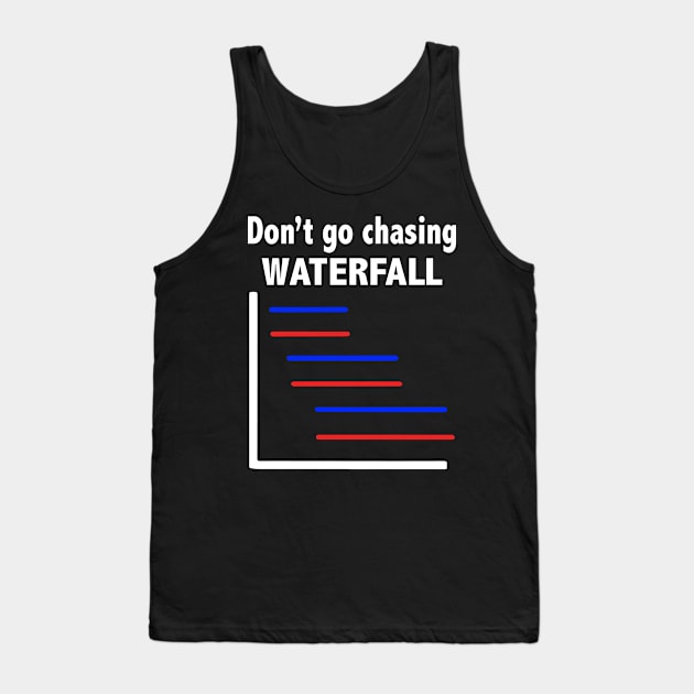 Funny Don't Go Chasing Waterfall Tank Top by ZimBom Designer